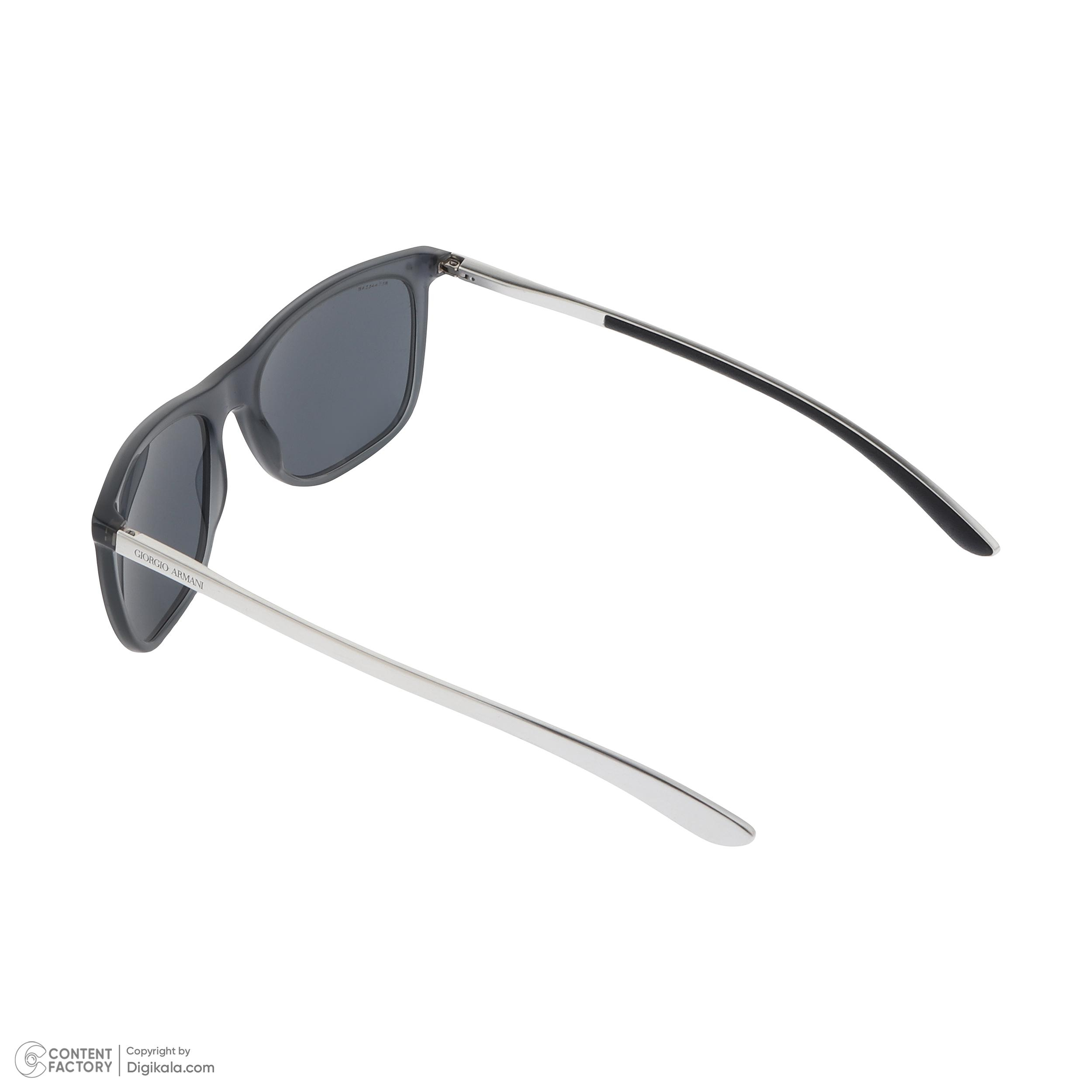 عینک آفتابی ویفرر (Wayfarer) مردانه جورجیو آرمانی مدل 0AR8048Q-536087