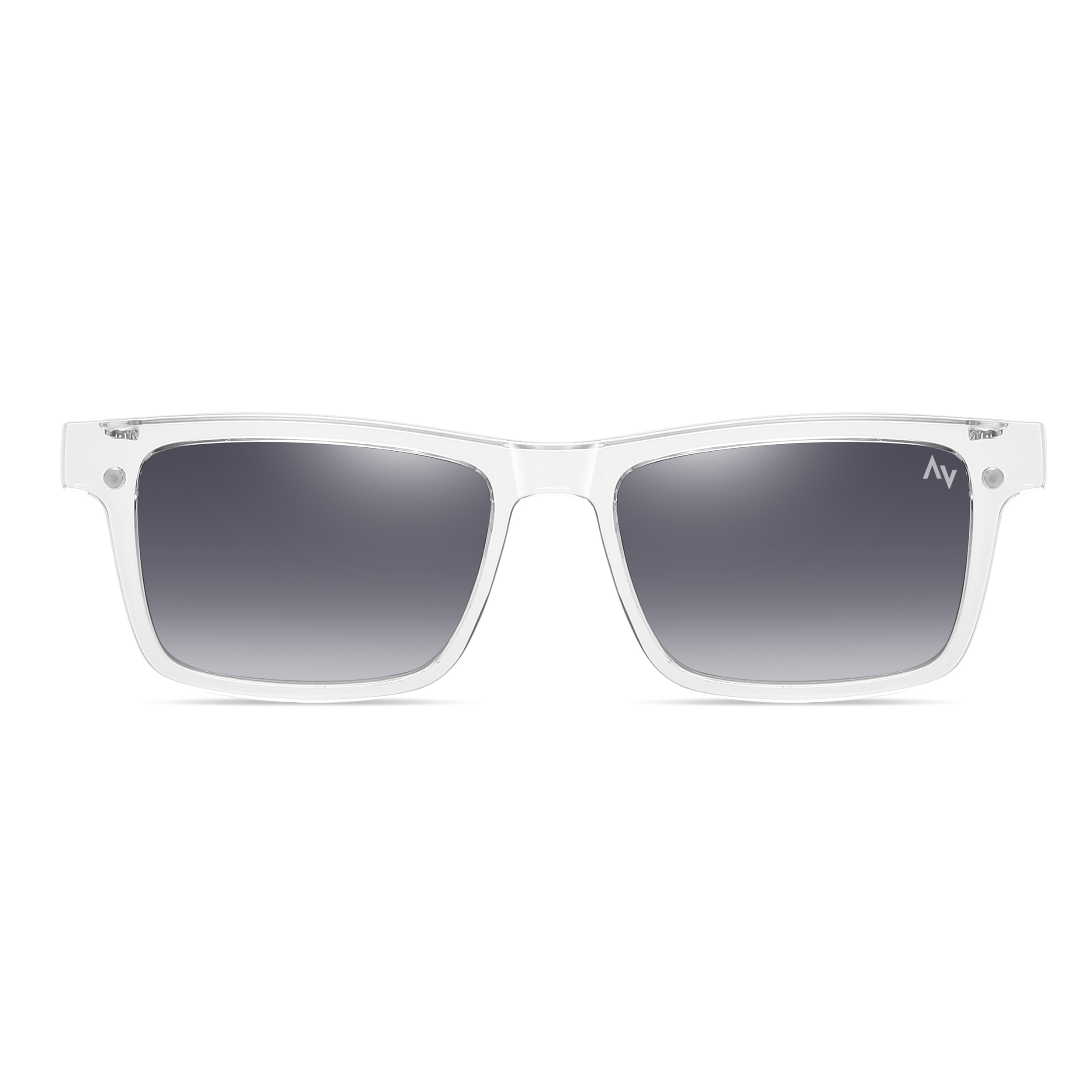 فریم عینک طبی آلبرت وگ مدل CG7703C26P120 Polarized Double Switch مناسب برای انواع صورت به همراه کاور آفتابی