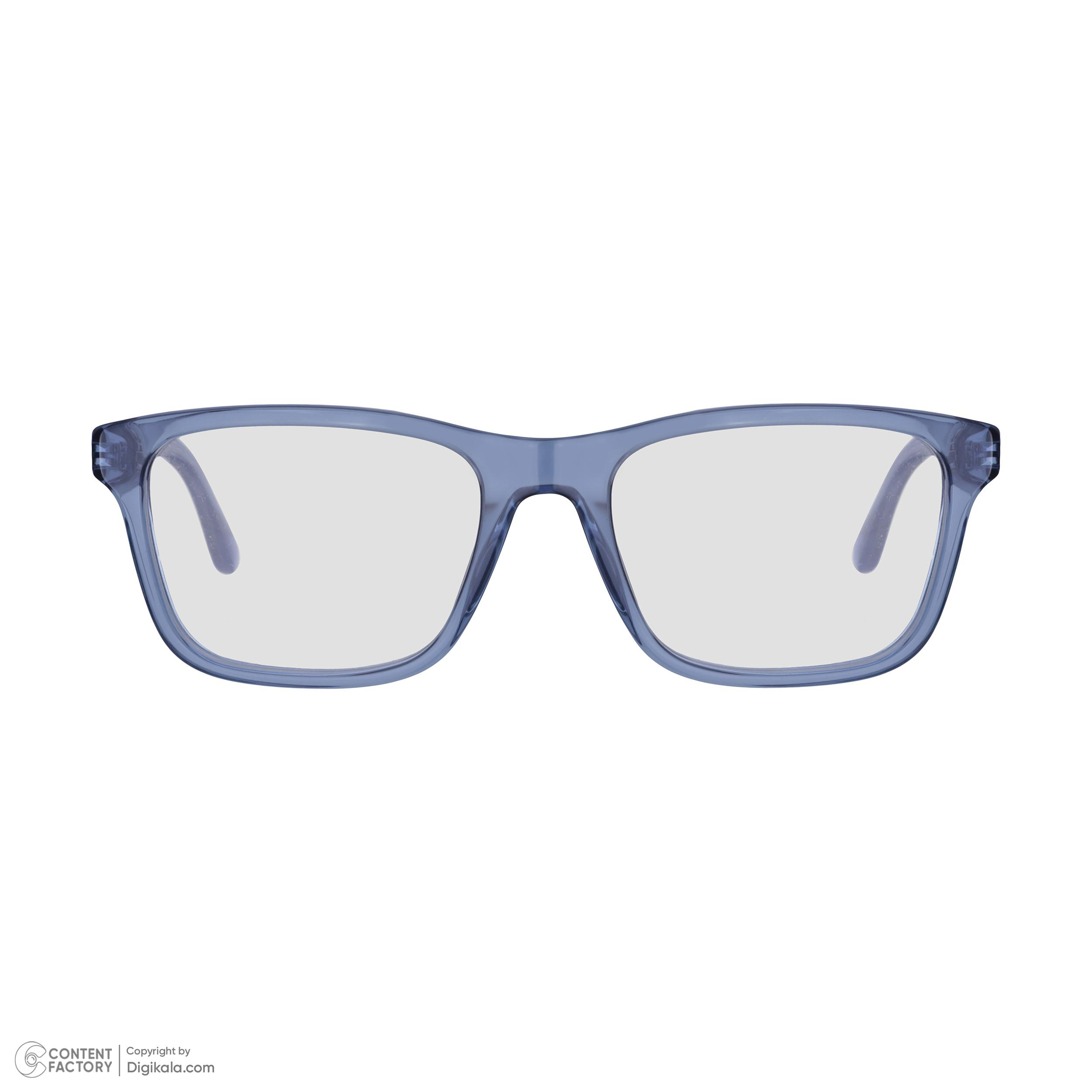 فریم عینک طبی ویفرر (Wayfarer) مردانه جورجیو آرمانی مدل 0AR7088-5358-53 مناسب برای صورت مستطیل، مربع، قلب و بیضی
