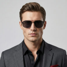 عینک آفتابی خلبانی (Aviator) آلبرت وگ مدل 6313C04-P101 Polarized Avantgarde Visionary