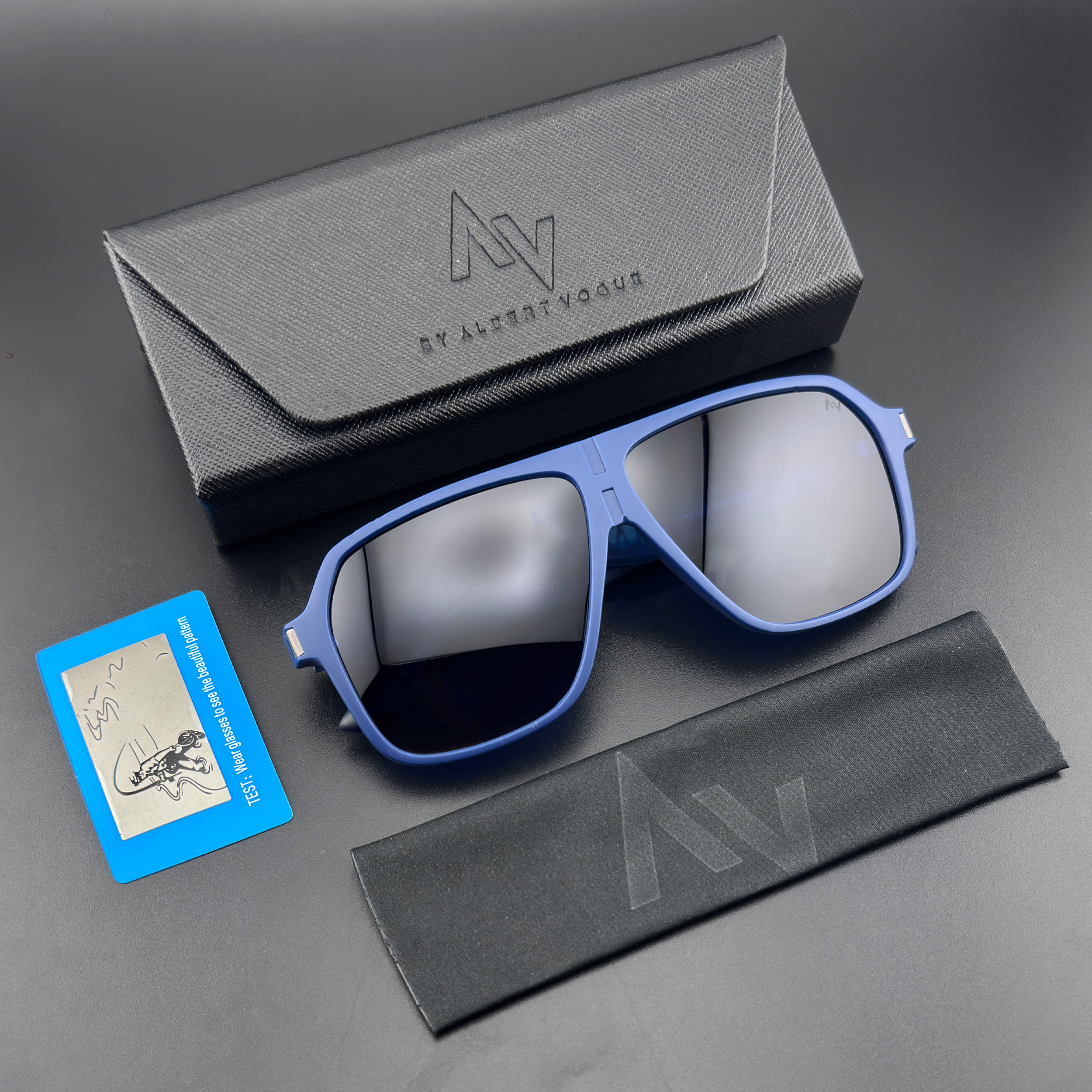 عینک آفتابی فریم خاص مردانه آلبرت وگ مدل TR3386C247-P16 Polarized Avantgarde Visionary