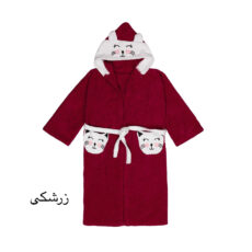 حوله پالتویی کودک و نوزاد هنرمند مدل cat سایز 80×70 سانتی متر
