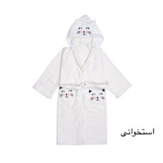 حوله پالتویی کودک و نوزاد هنرمند مدل cat سایز 80×70 سانتی متر