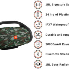 اسپیکر بلوتوثی قابل حمل جی بی ال مدل BoomBox Special Edition