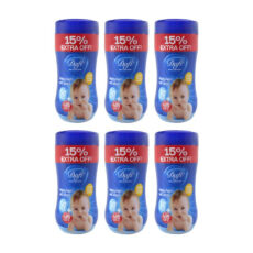 دستمال مرطوب دافی مدل nappy rash مجموعه 6 عددی