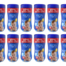 دستمال مرطوب دافی مدل nappy rash مجموعه 12 عددی