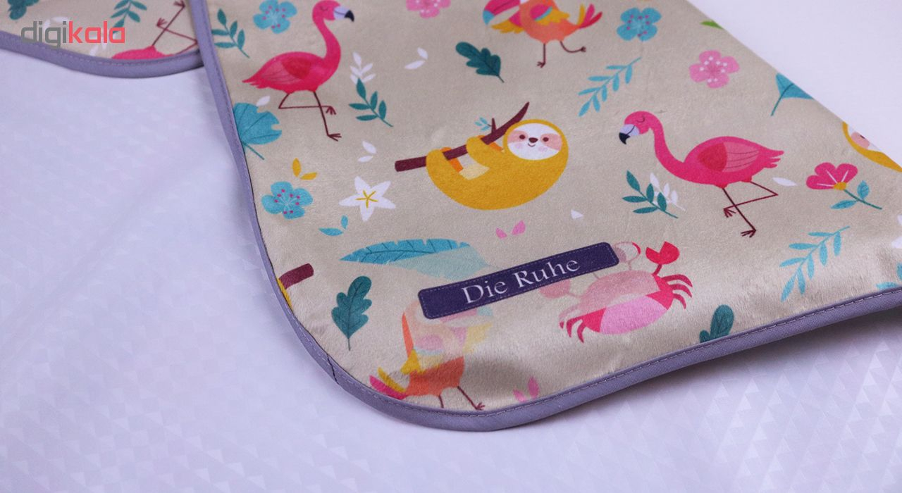 زیرانداز تعویض نوزاد دی روحه مدل Flamingo