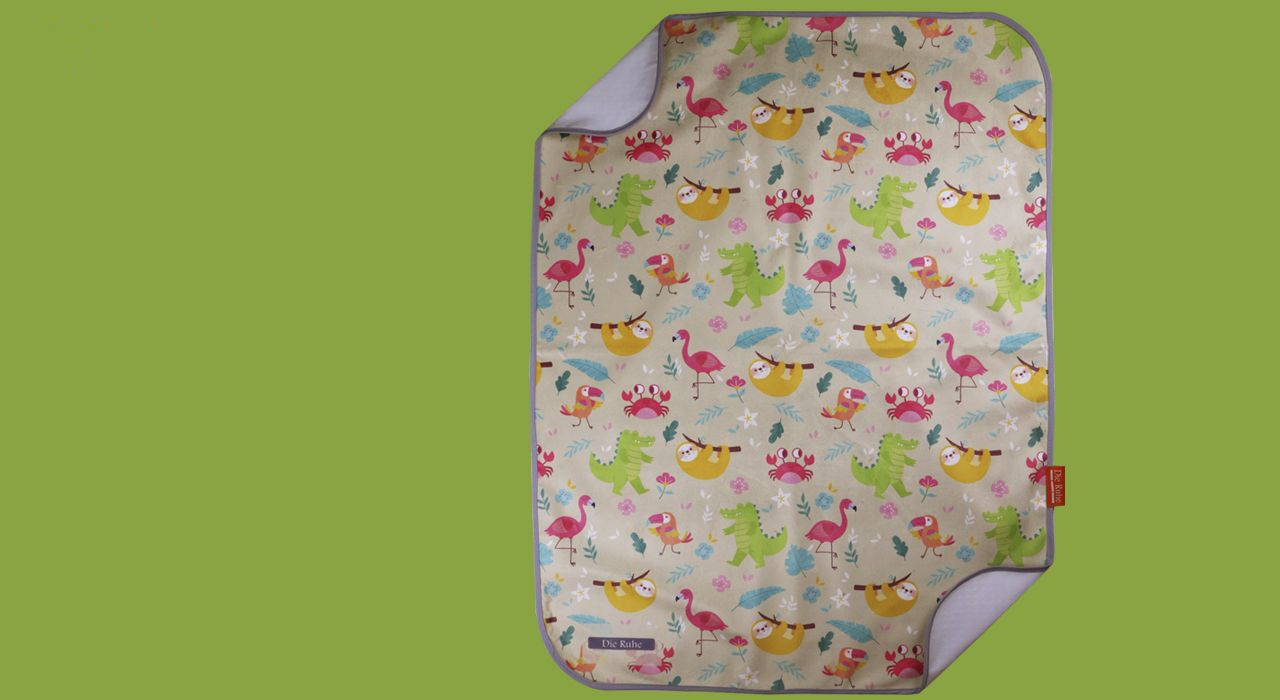 زیرانداز تعویض نوزاد دی روحه مدل Flamingo