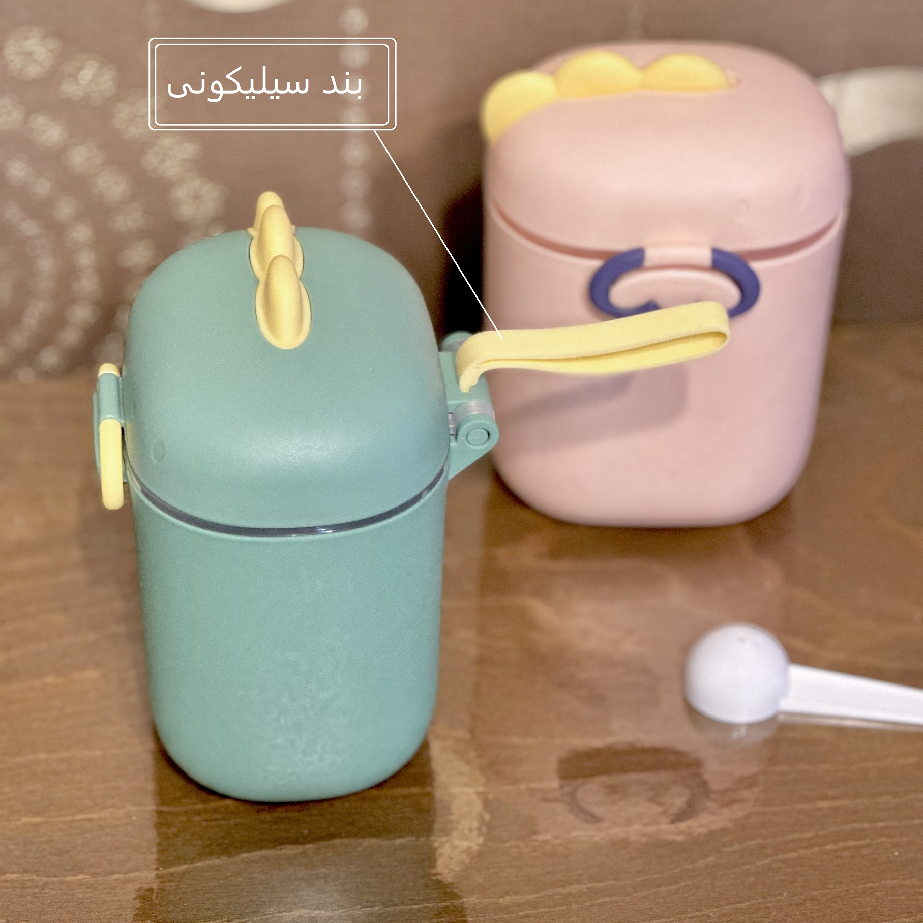 ظرف نگهدارنده شیر خشک کودک مدل دایناسور کد 800