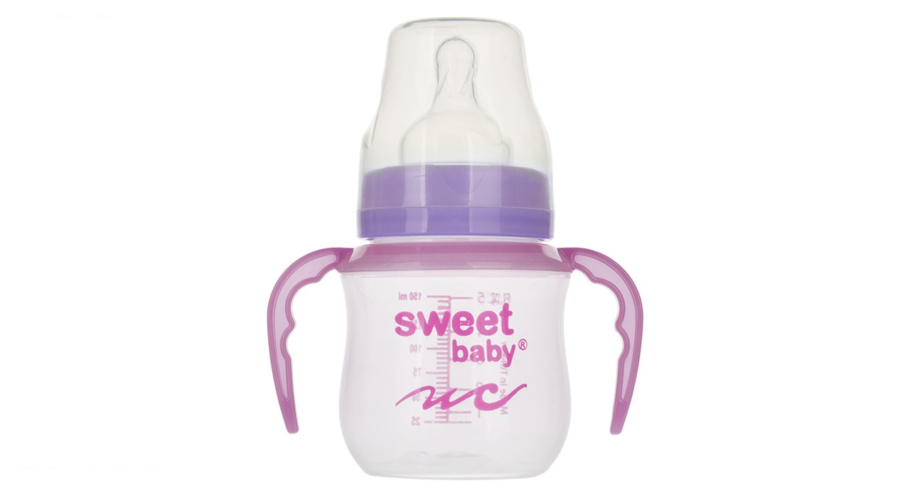 شیشه شیر سوییت بیبی مدل 671Sweet ظرفیت 150 میلی لیتر