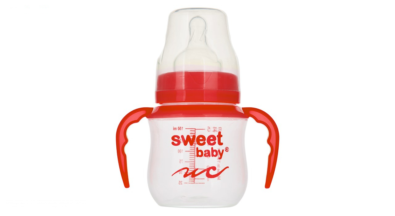 شیشه شیر سوییت بیبی مدل 671Sweet ظرفیت 150 میلی لیتر