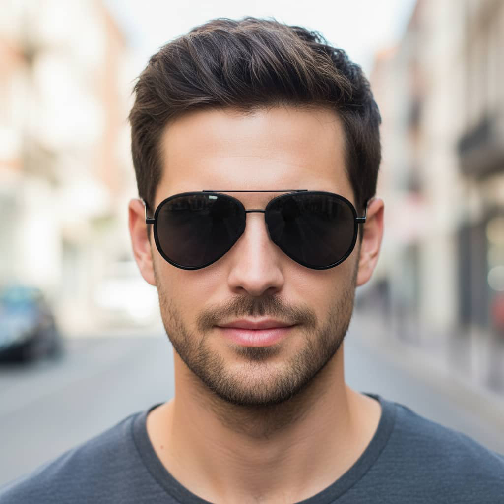 عینک آفتابی خلبانی (Aviator) لوسیانو مدل P 9587