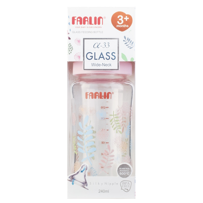 شیشه شیر فارلین کد nf-906 گنجایش 240 میلی لیتر