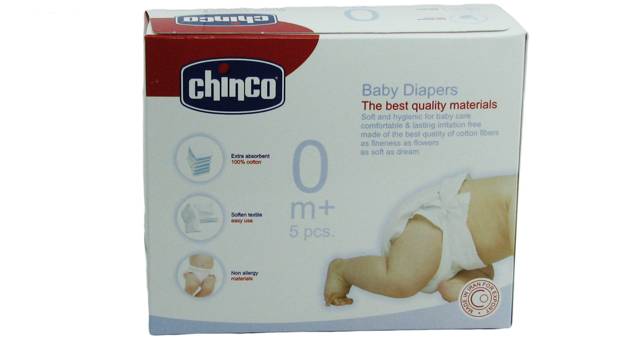 کهنه بچه تیک مک مدل CHINCO سایز متوسط بسته 5 عددی