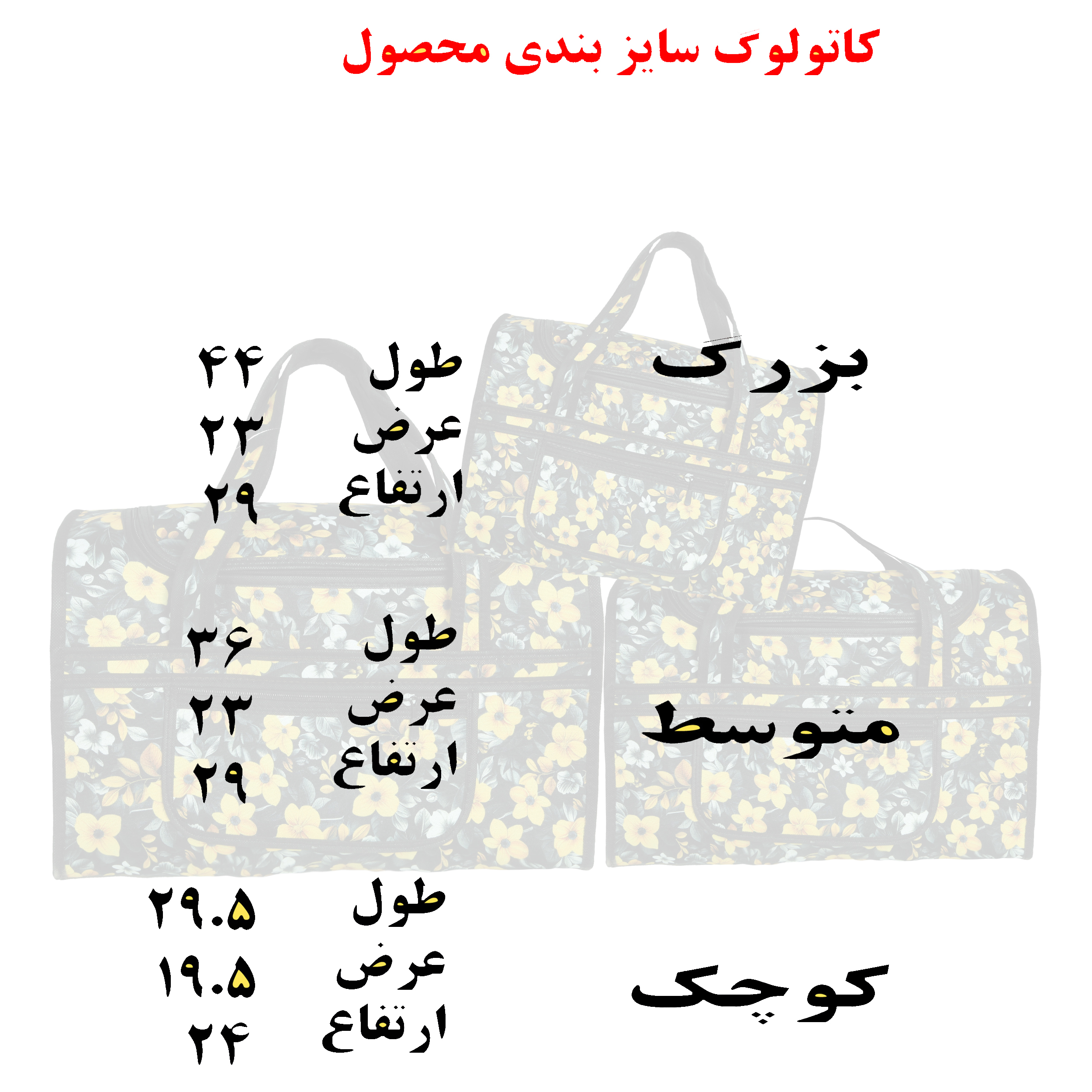 کیف لوازم کودک مدل ir 21022 مجموعه 3 عددی