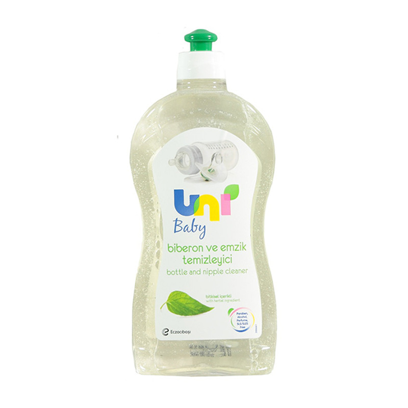 شوینده شیشه شیر کودک یونی مدل  U2008429.4 حجم 500 میلی لیتر بسته 4 عددی
