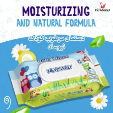 دستمال مرطوب کودک نیوساد مدل Happu Owl دوازده بسته 64 عددی