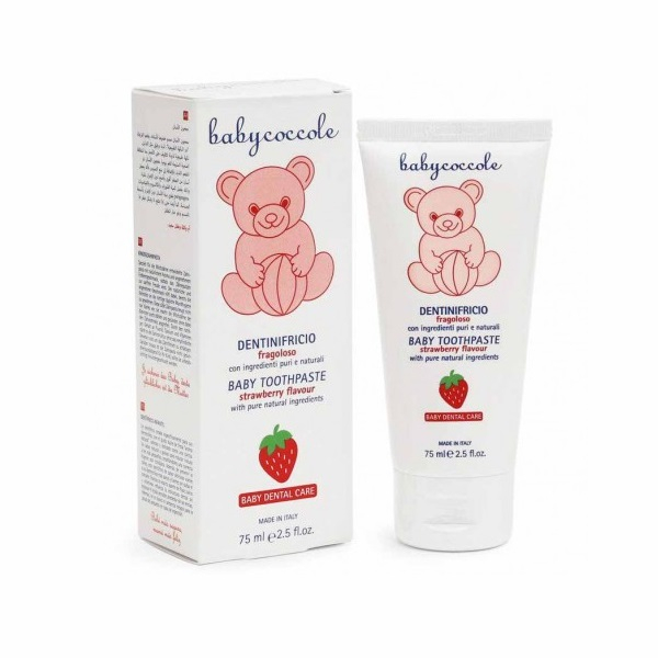 خمیر دندان کودک بیبی کوکول مدل strawberry حجم 75 میلی لیتر