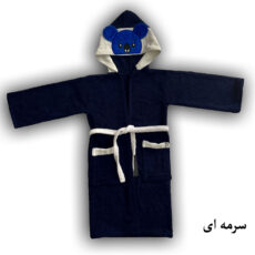 حوله پالتویی کودک هنرمند مدل خرس سایز 90x95 سانتی‌متر