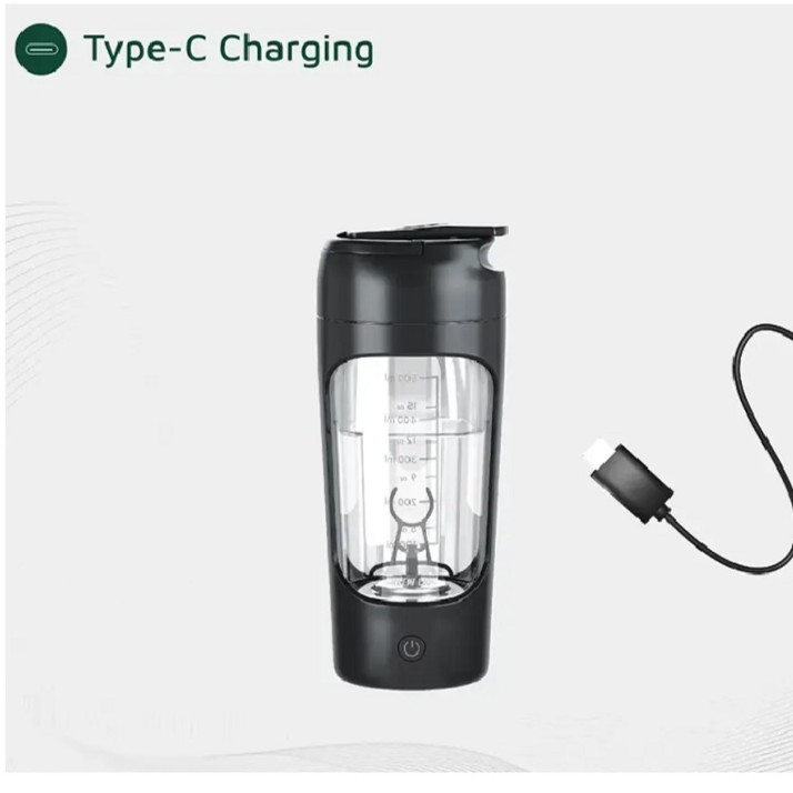 شیکر شارژی قابل حمل گرین لاین مدل Protein Mixer GNPRSH650MBK گنجایش 0.65 لیتر