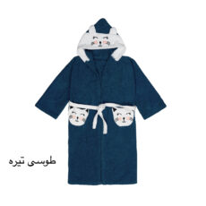 حوله پالتویی کودک هنرمند مدل cat سایز 110×100سانتی متر