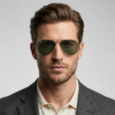 عینک آفتابی خلبانی (Aviator) مردانه ری بن مدل 0RB3026-001-62