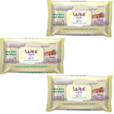 دستمال مرطوب کودک وی کر مدل Ultra Sensitive سه بسته 63 عددی