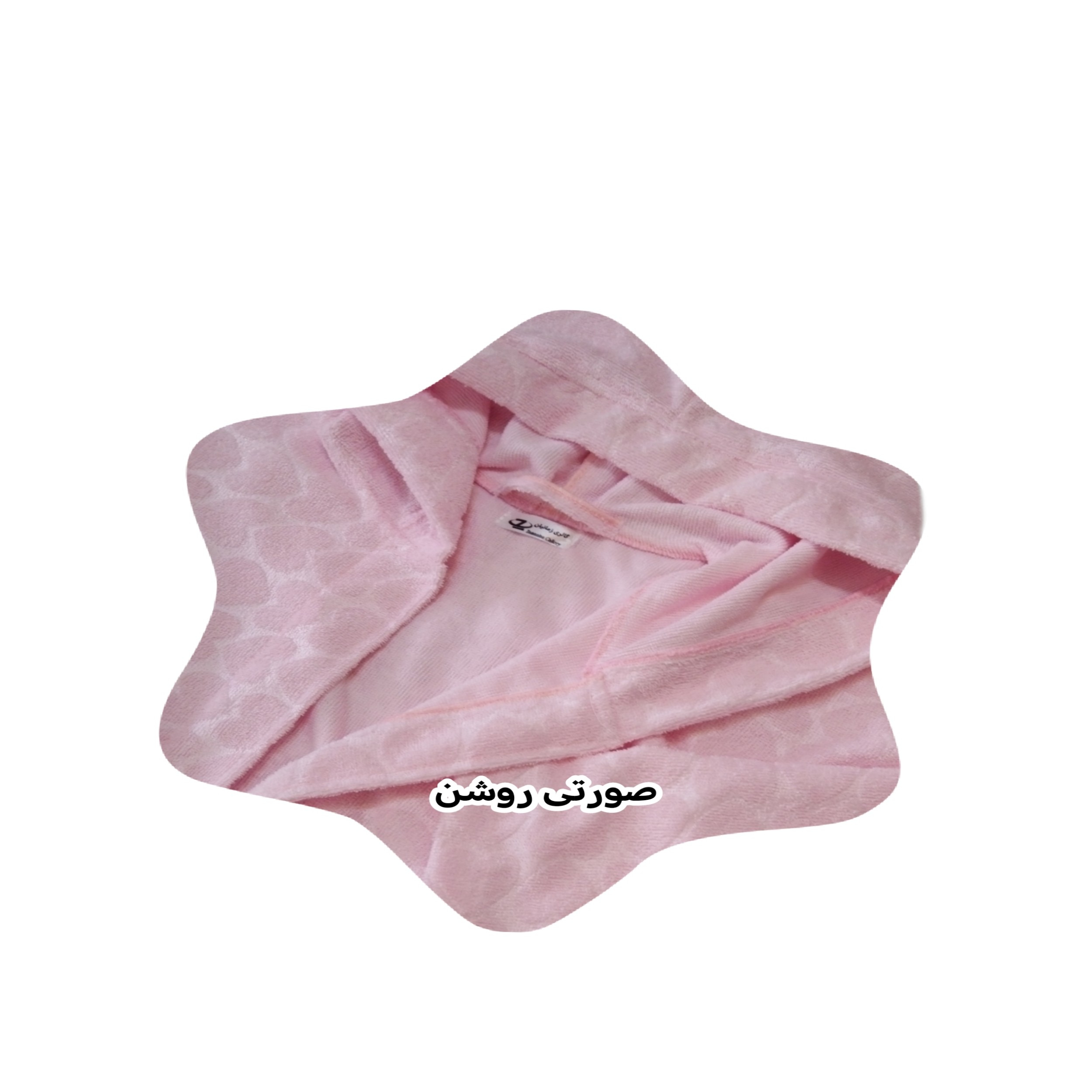حوله زمانیان مدل پالتویی کودک طرح قلب سایز 80×48 سانتی متر