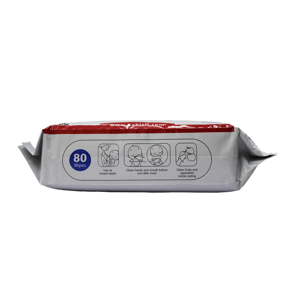 دستمال مرطوب کودک بی بی سیل بسته 80 عددی