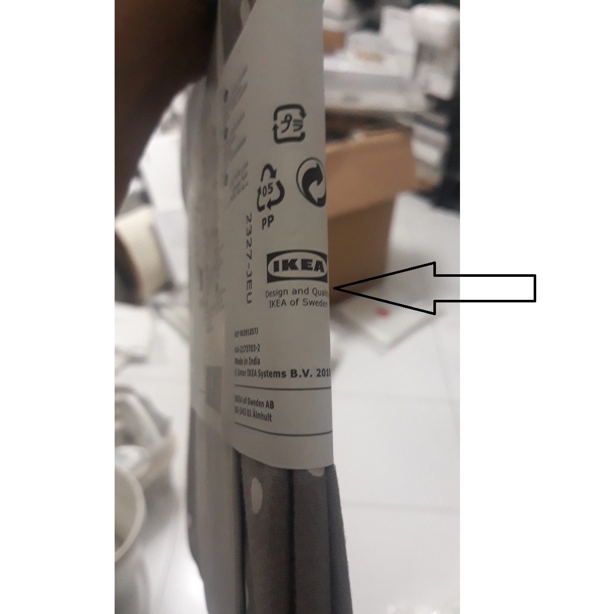 تشک تعویض نوزاد ایکیا مدل LEN سایز 90x70 سانتی متر