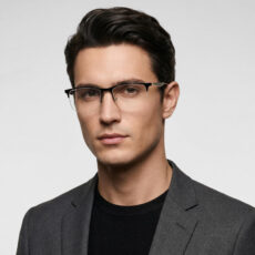 فریم عینک طبی کلاب مستر (Clubmaster) ری بن مدل 0RX6362-2890 مناسب برای صورت بیضی، مثلث، مربع و مستطیل