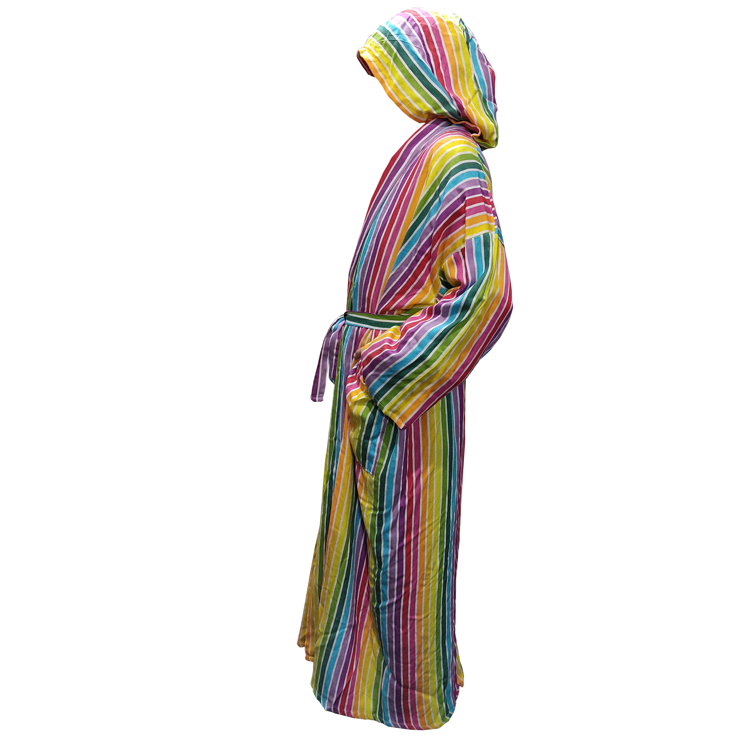 حوله پالتویی کودک نساجی هنر یزد مدل rainbow سایز 90