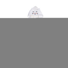 حوله پالتویی کودک هنرمند مدل cat سایز ۱۰۰×۹۰ سانتی متر
