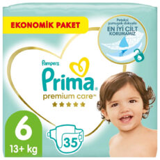 پوشک کودک پریما مدل ضد حساسیت سایز 6 بسته 35 عددی