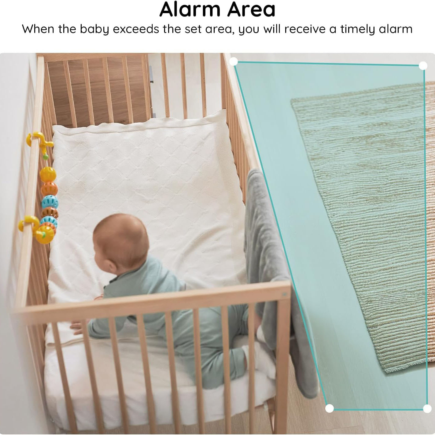 دوربین اتاق کودک بویفون مدل baby 3sm مجموعه 2 عددی