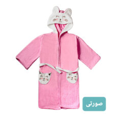 حوله پالتویی کودک مدل دورنگ سایز 80x90 سانتی متر