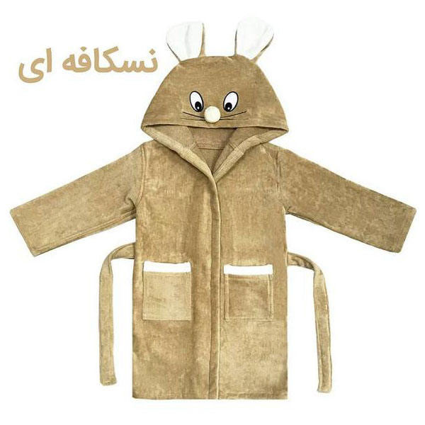 حوله پالتویی کودک پودایران مدل موش سایز 100 سانتیمتر