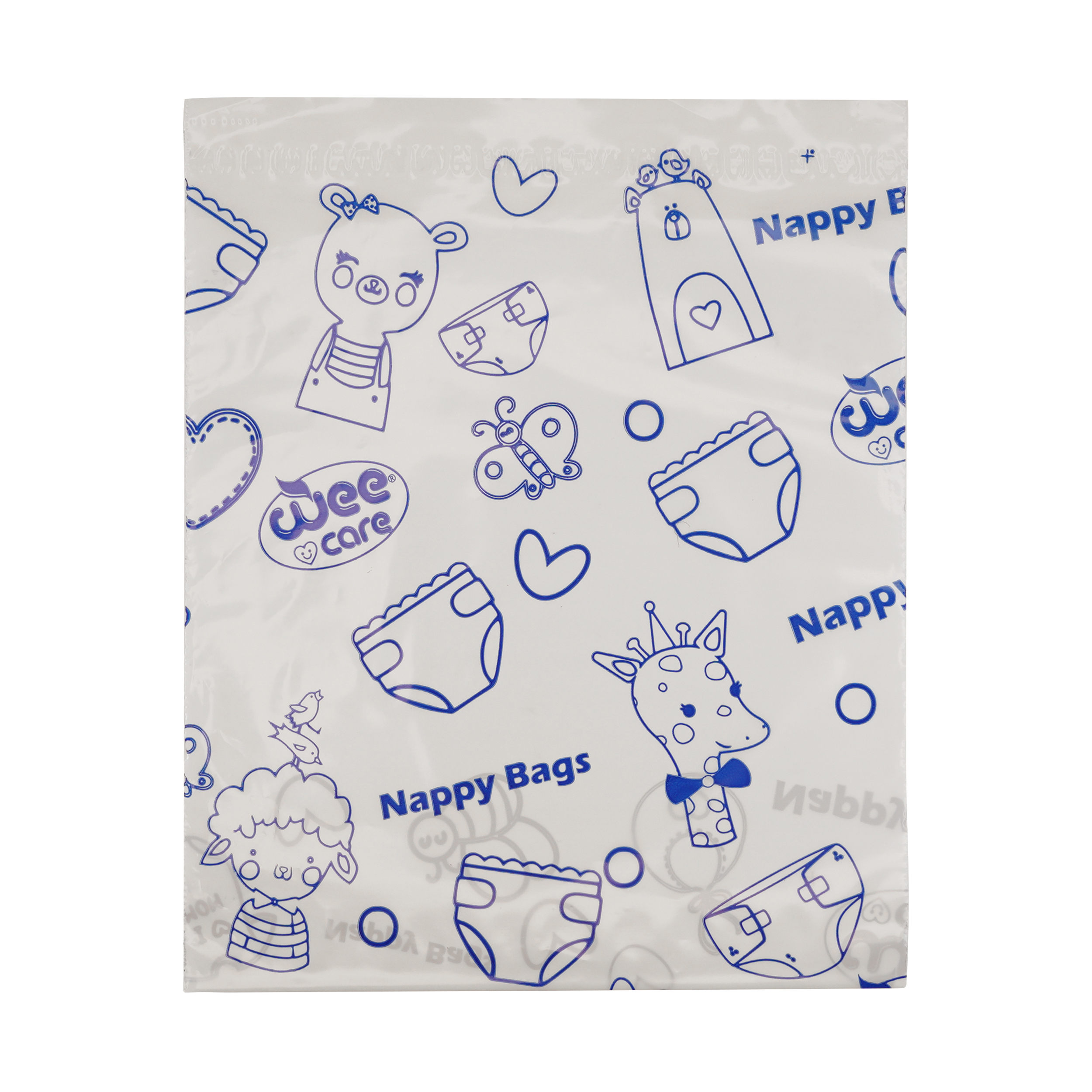 کیسه بهداشتی پوشک وی کر مدل Nappy Bagsجعبه 3 بسته 24 عددی
