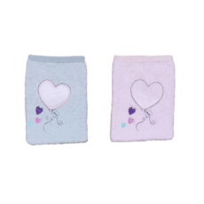 سرویس حوله مادرکر مدل گلدوزی طرح یونیکورن قلب مجموعه 2 عددی