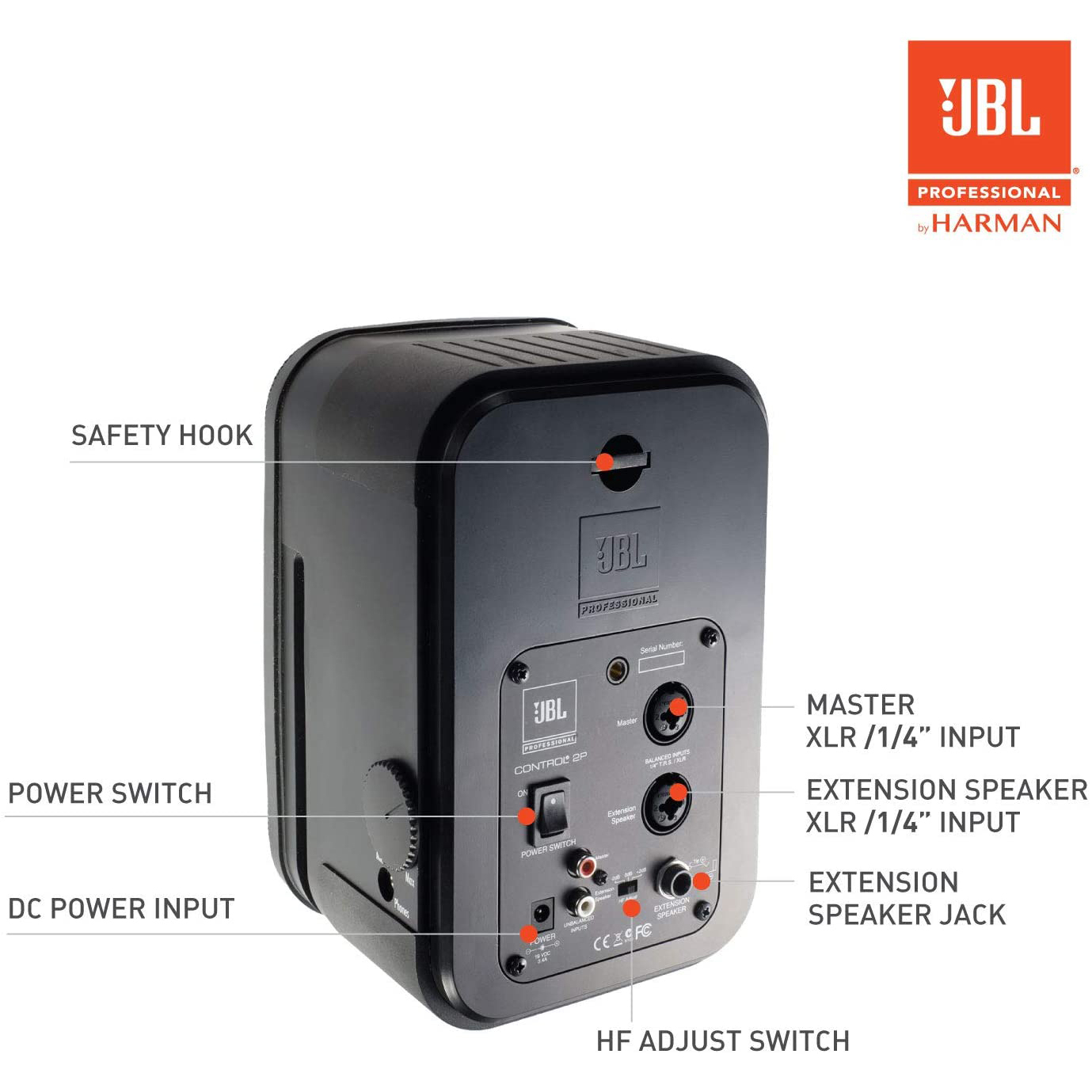 اسپیکر دسکتاپ جی بی ال مدل Control 2P