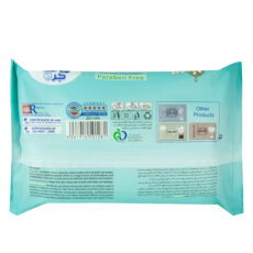 دستمال مرطوب کودک وی کر مدل عصاره آلوئه ورا و روغن زیتون 6 بسته 72 عددی