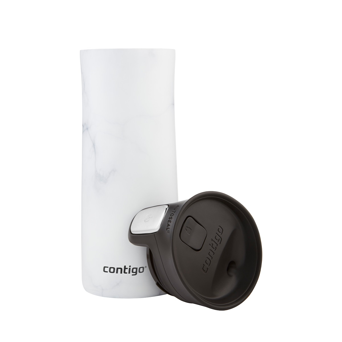 ماگ سفری کانتیگو مدل Pinnacle Couture White Marble گنجایش 0.42 لیتر