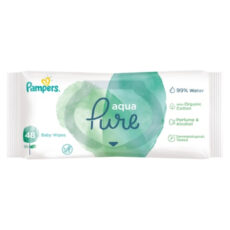 دستمال مرطوب کودک پمپرز مدل Aqua pure