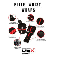 مچ بند بدنسازی مدل Wrıst Wraps Spor مجموعه دو عددی
