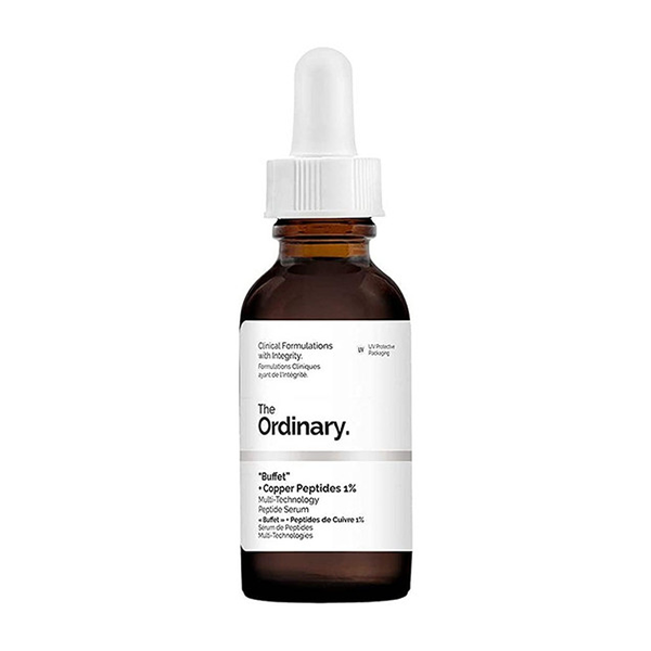 سرم بافِت (بافه) BUFFET و پپتید مس COPPER PEPTIDES یک درصد اوردینریOrdinary حجم 30 میلی لیتر