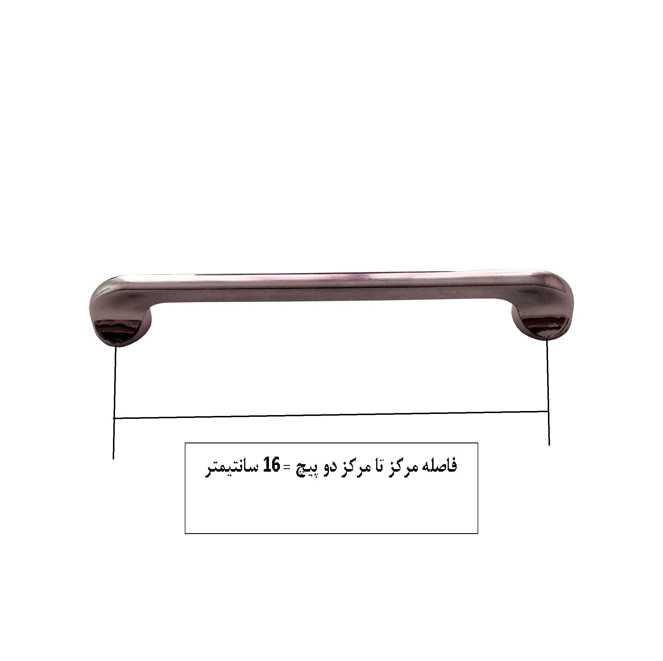 دستگیره کابینت و کمد مدل میله ای کد D160 بسته 10 عددی
