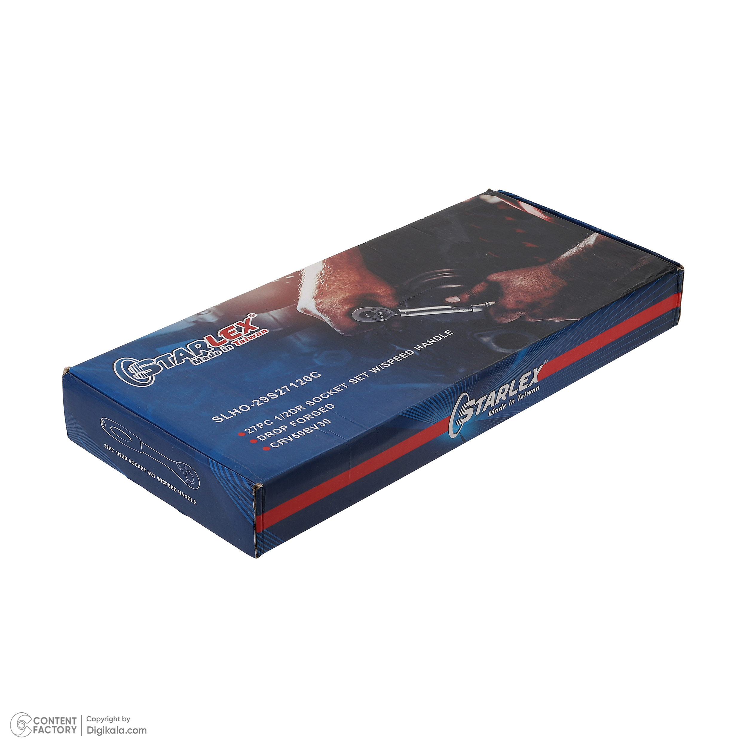 آچار بکس استارلکس مدل SLHO-29S27120C مجموعه 27 عددی