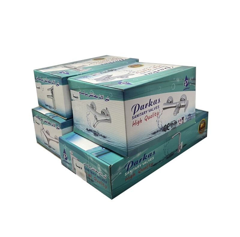 ست شیرآلات پرکاس مدل دیبا کد WK-02 مجموعه 4 عددی