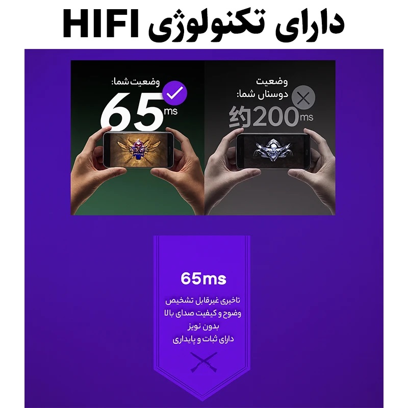 هدفون بلوتوثی موزیک آپولو مدل NEUTRALDX ENC22