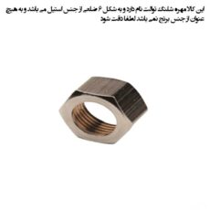 شلنگ توالت مدل ریزبافت برنجی کد M3